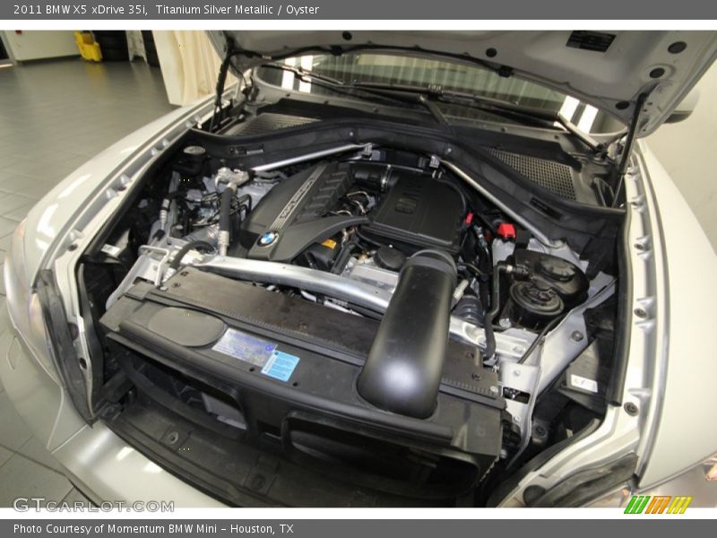 Titanium Silver Metallic / Oyster 2011 BMW X5 xDrive 35i