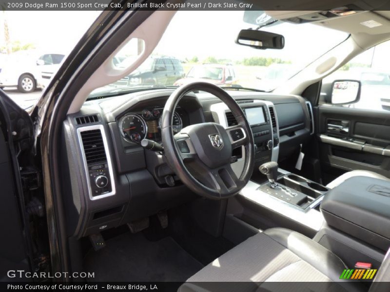 Dark Slate Gray Interior - 2009 Ram 1500 Sport Crew Cab 