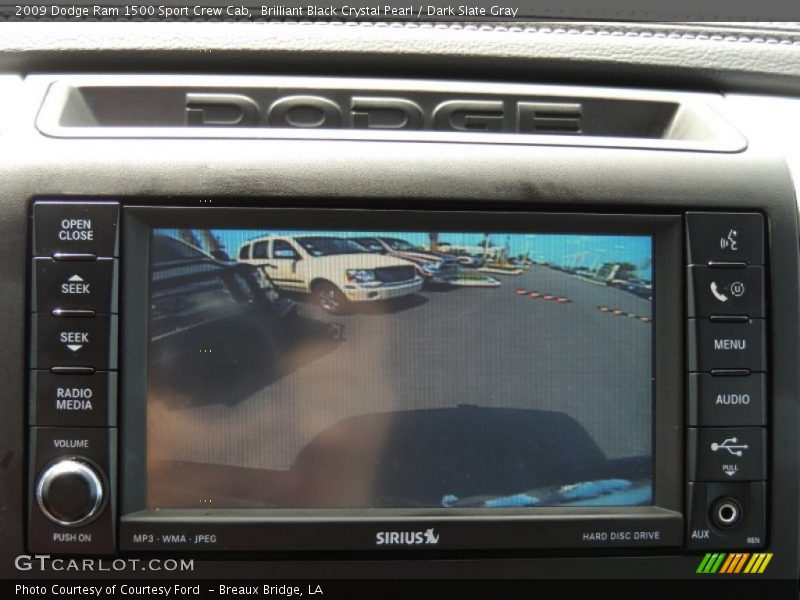 Brilliant Black Crystal Pearl / Dark Slate Gray 2009 Dodge Ram 1500 Sport Crew Cab