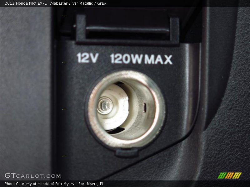 Alabaster Silver Metallic / Gray 2012 Honda Pilot EX-L