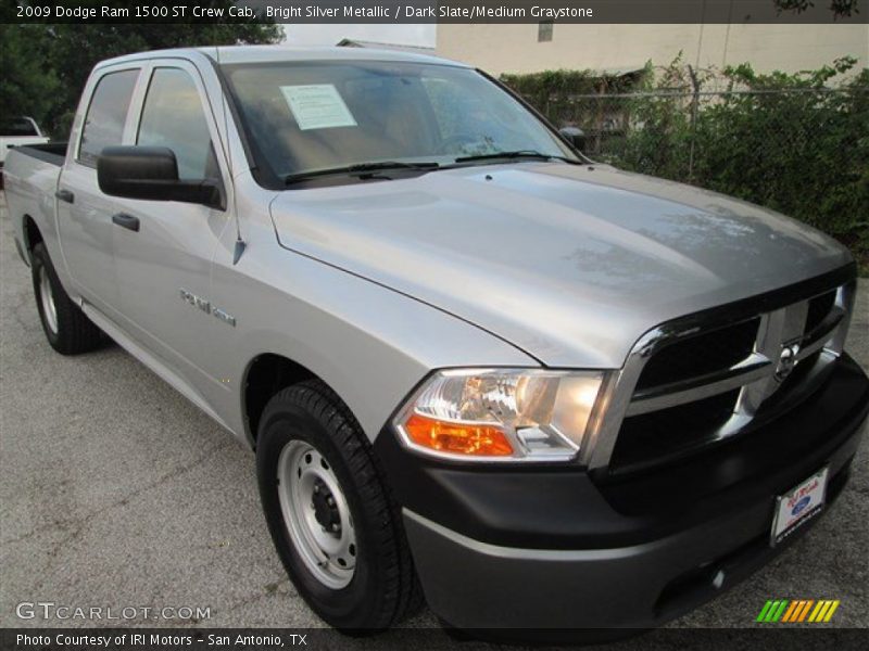 Bright Silver Metallic / Dark Slate/Medium Graystone 2009 Dodge Ram 1500 ST Crew Cab