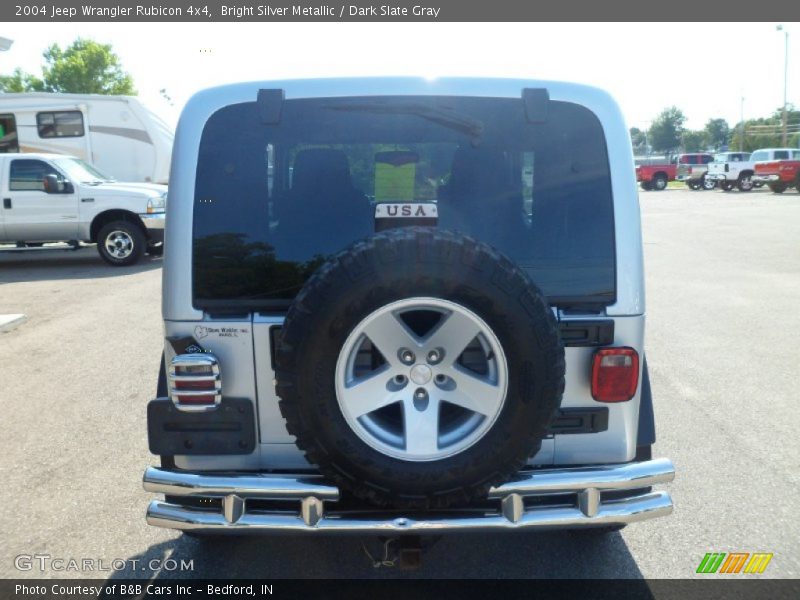Bright Silver Metallic / Dark Slate Gray 2004 Jeep Wrangler Rubicon 4x4
