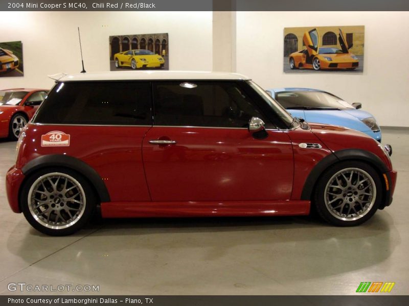Chili Red / Red/Black 2004 Mini Cooper S MC40