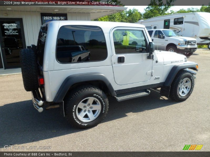 Bright Silver Metallic / Dark Slate Gray 2004 Jeep Wrangler Rubicon 4x4