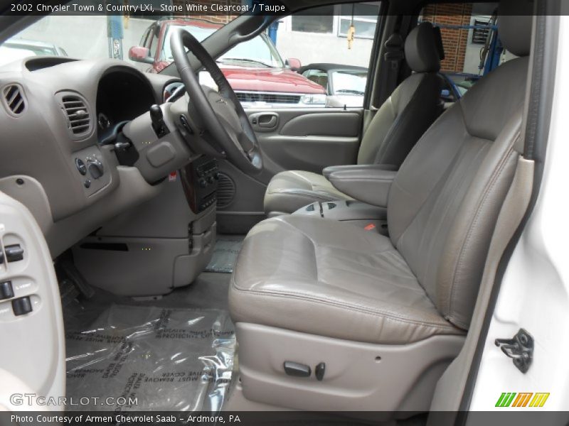 Front Seat of 2002 Town & Country LXi