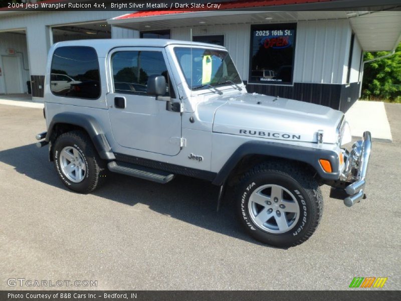 Bright Silver Metallic / Dark Slate Gray 2004 Jeep Wrangler Rubicon 4x4