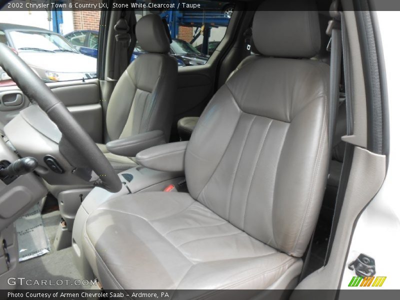 Front Seat of 2002 Town & Country LXi