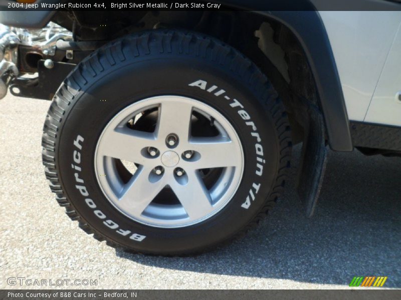 Bright Silver Metallic / Dark Slate Gray 2004 Jeep Wrangler Rubicon 4x4