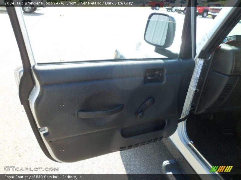 Bright Silver Metallic / Dark Slate Gray 2004 Jeep Wrangler Rubicon 4x4