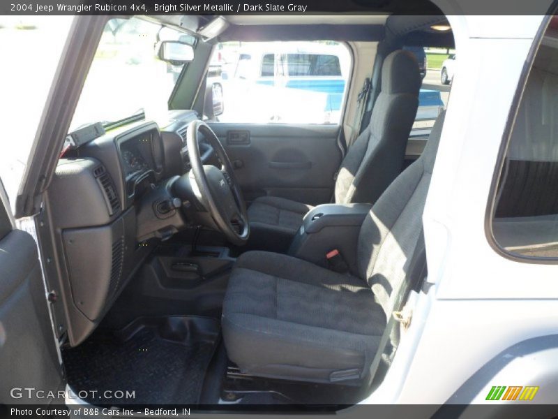 Bright Silver Metallic / Dark Slate Gray 2004 Jeep Wrangler Rubicon 4x4