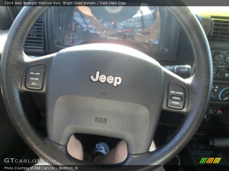 Bright Silver Metallic / Dark Slate Gray 2004 Jeep Wrangler Rubicon 4x4