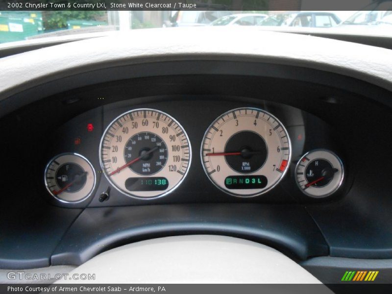  2002 Town & Country LXi LXi Gauges