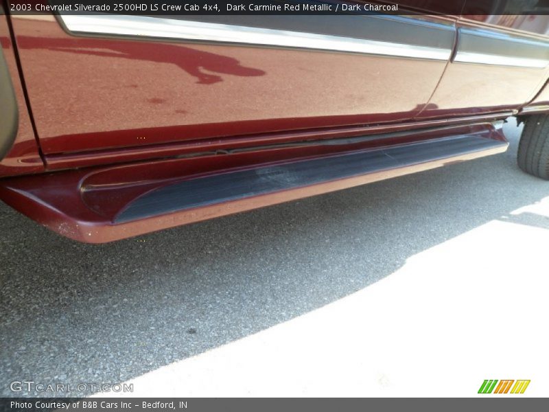 Dark Carmine Red Metallic / Dark Charcoal 2003 Chevrolet Silverado 2500HD LS Crew Cab 4x4