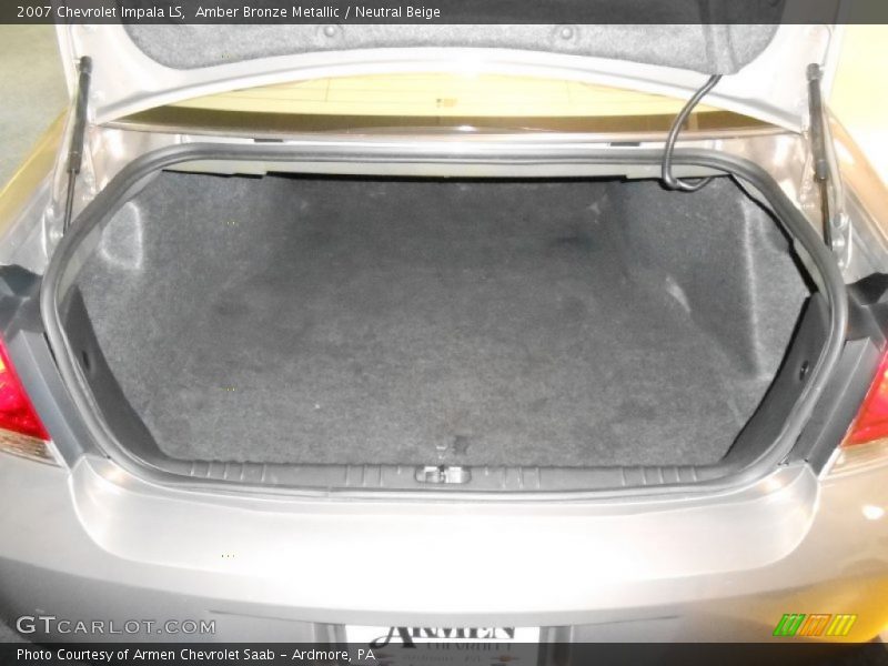 Amber Bronze Metallic / Neutral Beige 2007 Chevrolet Impala LS