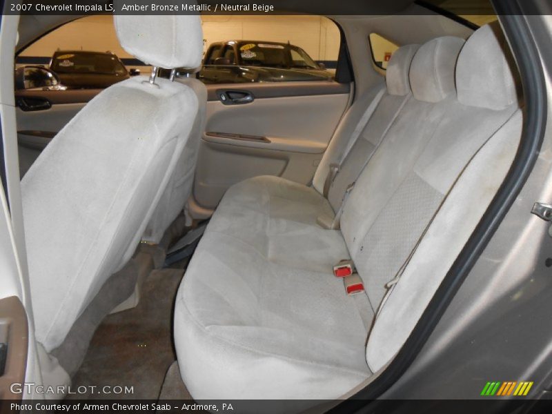 Amber Bronze Metallic / Neutral Beige 2007 Chevrolet Impala LS