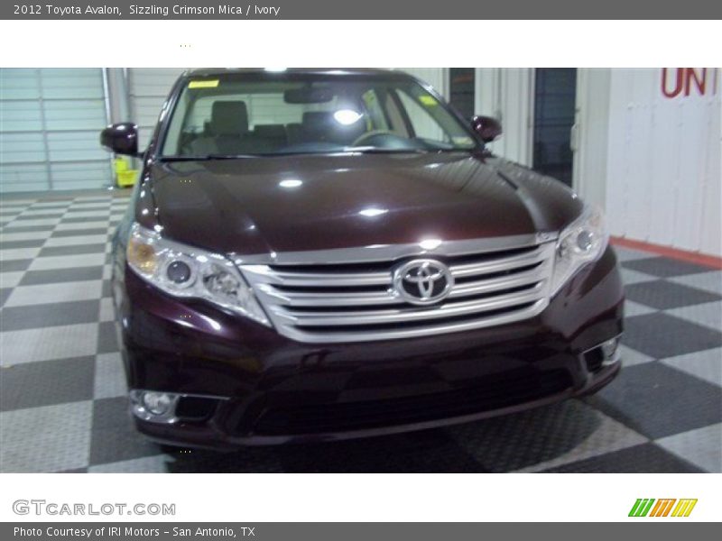 Sizzling Crimson Mica / Ivory 2012 Toyota Avalon