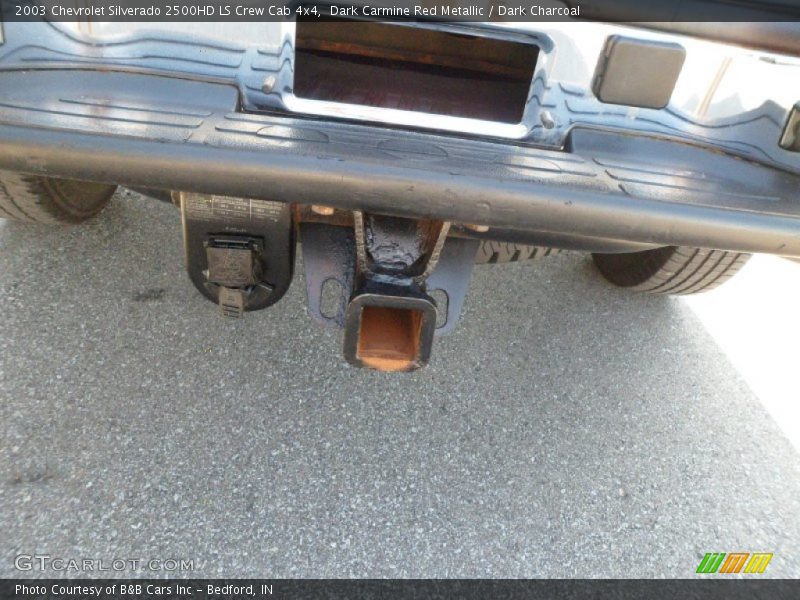 Dark Carmine Red Metallic / Dark Charcoal 2003 Chevrolet Silverado 2500HD LS Crew Cab 4x4