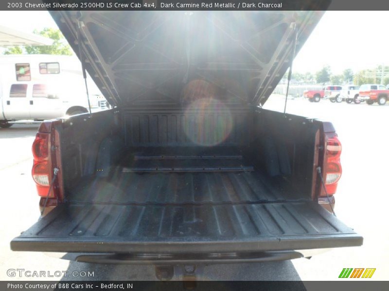 Dark Carmine Red Metallic / Dark Charcoal 2003 Chevrolet Silverado 2500HD LS Crew Cab 4x4