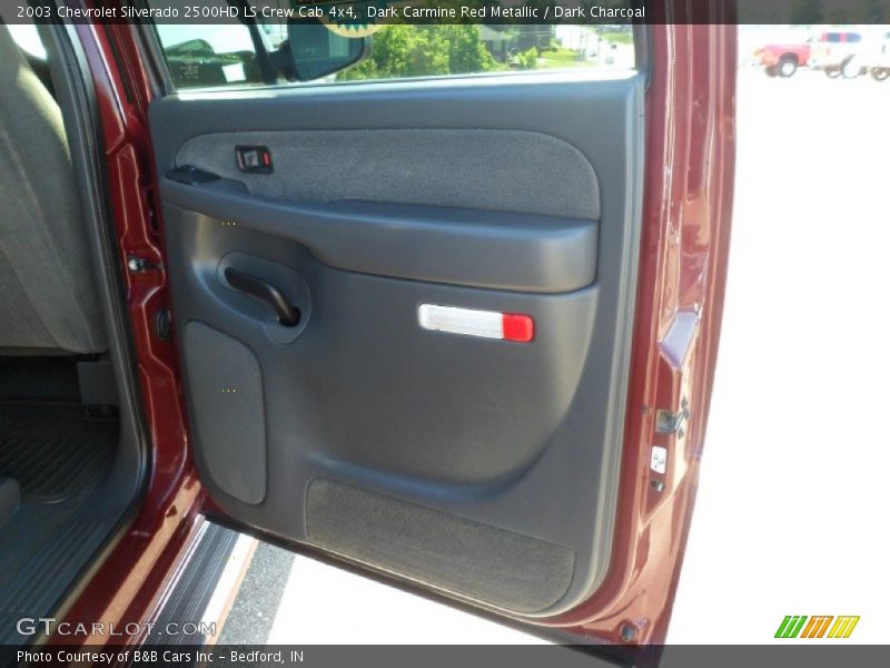 Dark Carmine Red Metallic / Dark Charcoal 2003 Chevrolet Silverado 2500HD LS Crew Cab 4x4