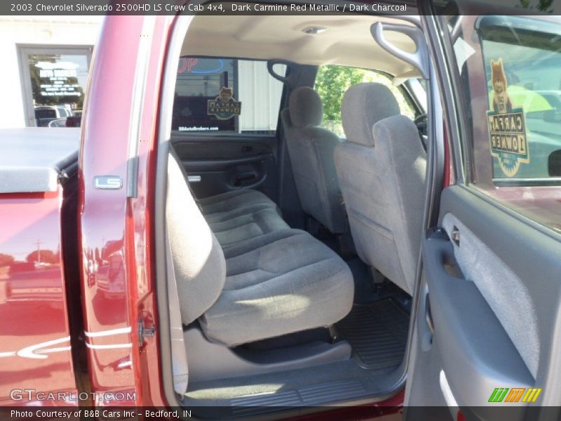 Dark Carmine Red Metallic / Dark Charcoal 2003 Chevrolet Silverado 2500HD LS Crew Cab 4x4