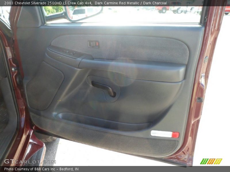 Dark Carmine Red Metallic / Dark Charcoal 2003 Chevrolet Silverado 2500HD LS Crew Cab 4x4