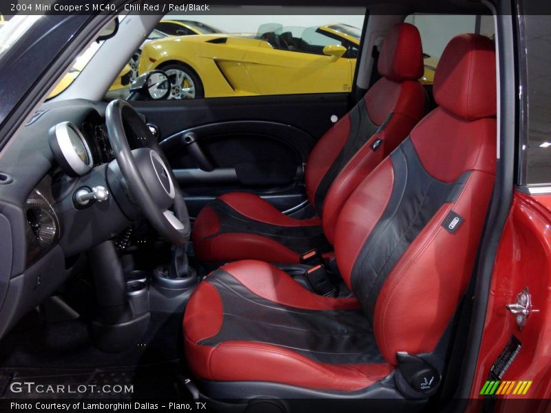 Chili Red / Red/Black 2004 Mini Cooper S MC40