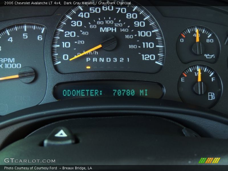 Dark Gray Metallic / Gray/Dark Charcoal 2006 Chevrolet Avalanche LT 4x4