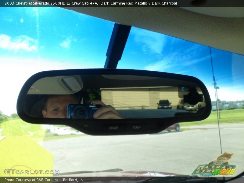 Dark Carmine Red Metallic / Dark Charcoal 2003 Chevrolet Silverado 2500HD LS Crew Cab 4x4