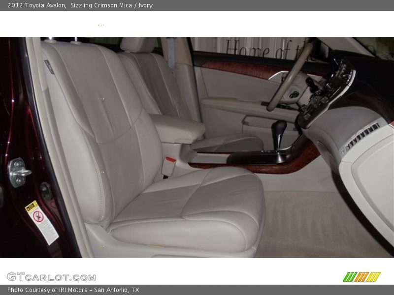 Sizzling Crimson Mica / Ivory 2012 Toyota Avalon