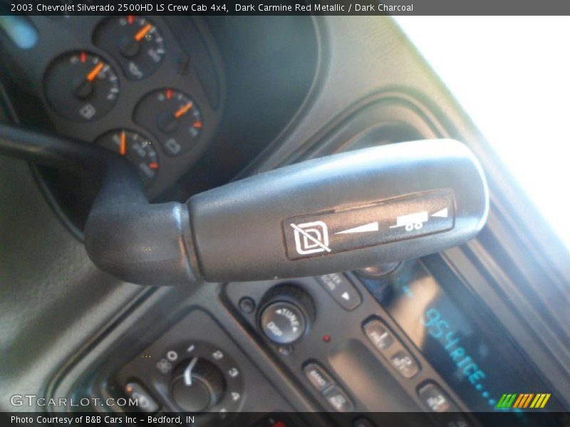 Dark Carmine Red Metallic / Dark Charcoal 2003 Chevrolet Silverado 2500HD LS Crew Cab 4x4