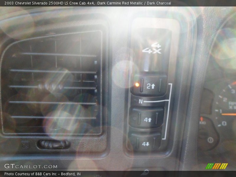 Dark Carmine Red Metallic / Dark Charcoal 2003 Chevrolet Silverado 2500HD LS Crew Cab 4x4