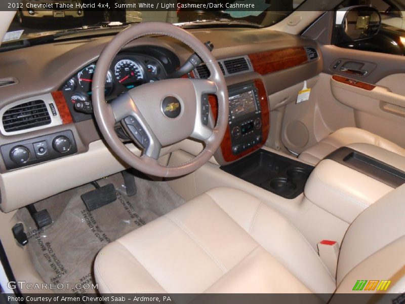 Light Cashmere/Dark Cashmere Interior - 2012 Tahoe Hybrid 4x4 