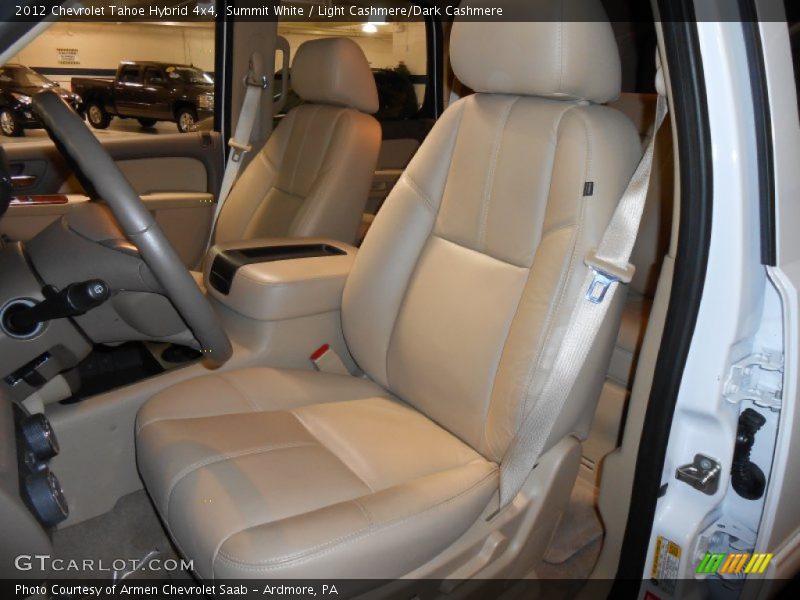 Front Seat of 2012 Tahoe Hybrid 4x4