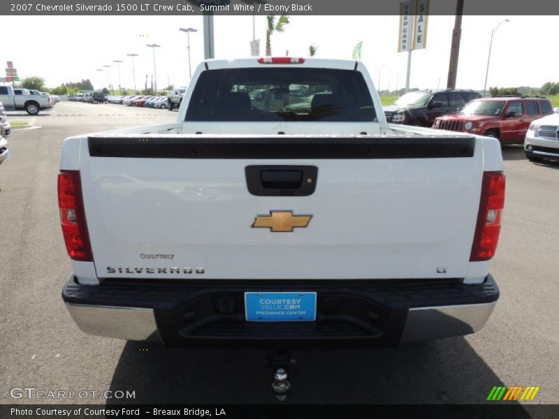 Summit White / Ebony Black 2007 Chevrolet Silverado 1500 LT Crew Cab