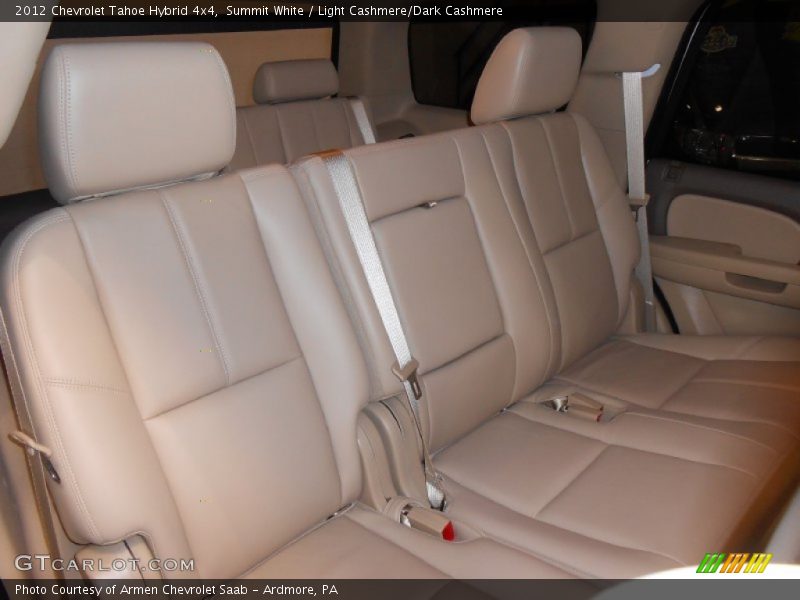 Rear Seat of 2012 Tahoe Hybrid 4x4