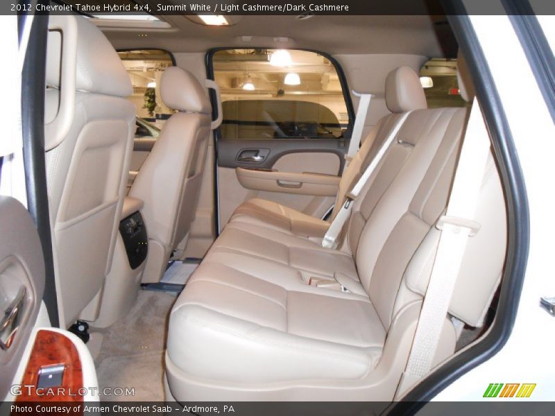 Rear Seat of 2012 Tahoe Hybrid 4x4