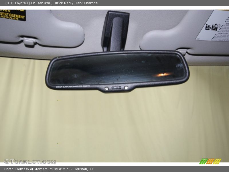 Brick Red / Dark Charcoal 2010 Toyota FJ Cruiser 4WD