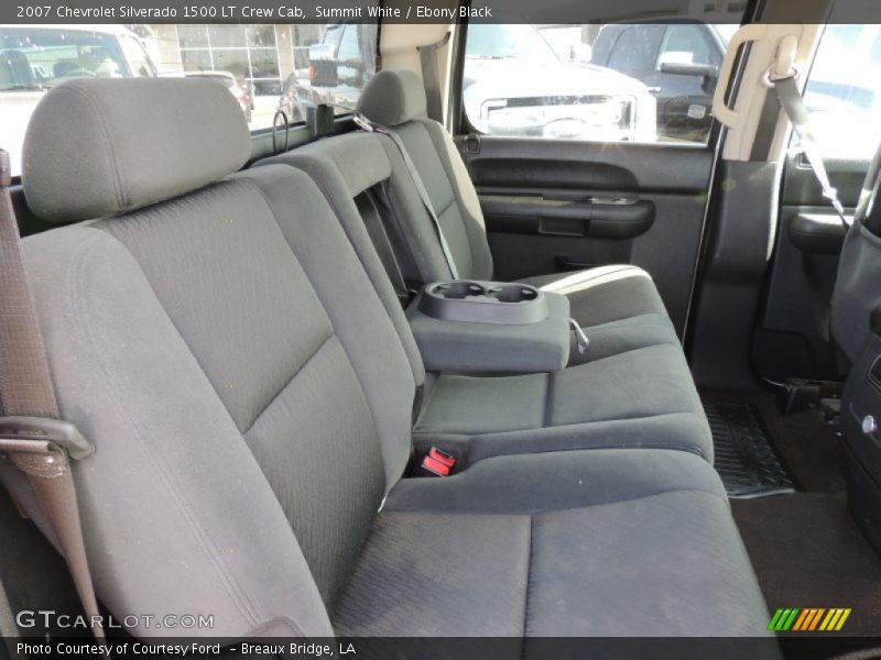 Summit White / Ebony Black 2007 Chevrolet Silverado 1500 LT Crew Cab