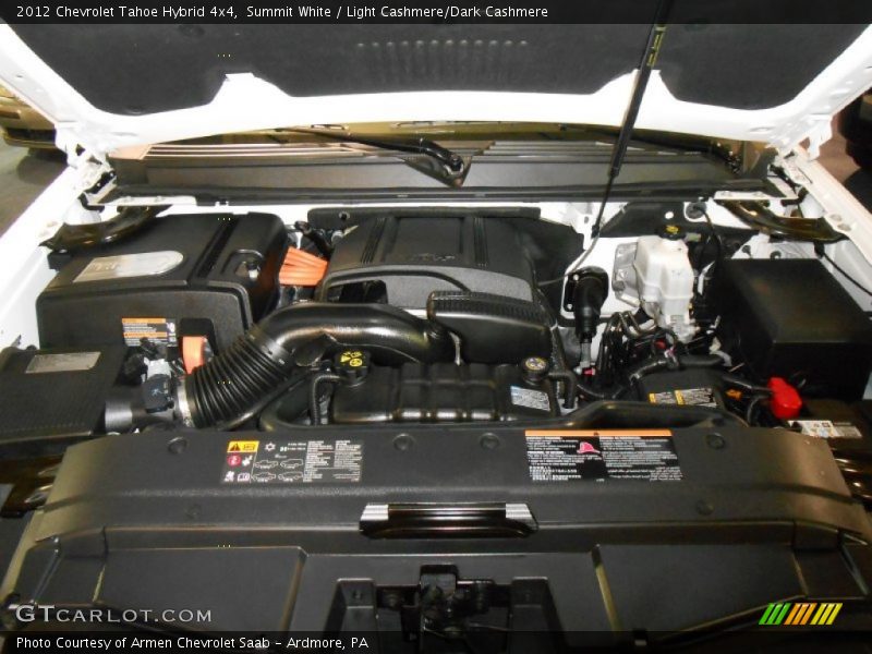  2012 Tahoe Hybrid 4x4 Engine - 6.0 Liter H OHV 16-Valve Flex-Fuel Vortec V8 Gasoline/Electric Hybrid