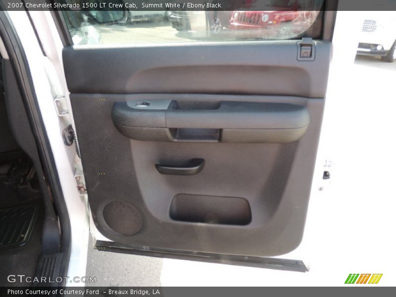 Summit White / Ebony Black 2007 Chevrolet Silverado 1500 LT Crew Cab