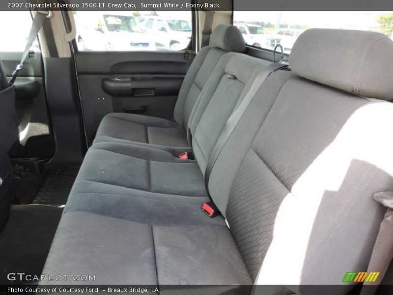 Summit White / Ebony Black 2007 Chevrolet Silverado 1500 LT Crew Cab