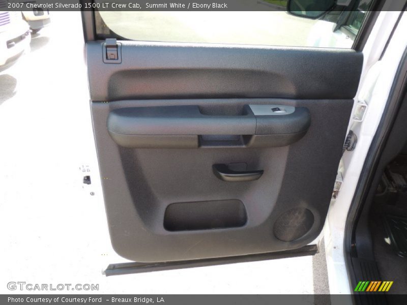 Summit White / Ebony Black 2007 Chevrolet Silverado 1500 LT Crew Cab