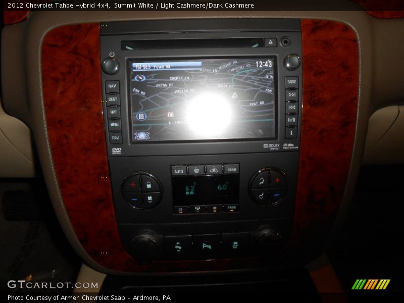 Controls of 2012 Tahoe Hybrid 4x4