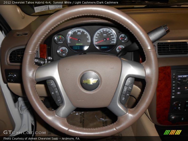  2012 Tahoe Hybrid 4x4 Steering Wheel