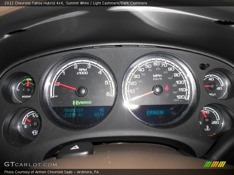  2012 Tahoe Hybrid 4x4 Hybrid 4x4 Gauges