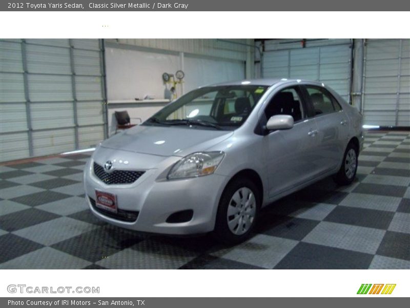 Classic Silver Metallic / Dark Gray 2012 Toyota Yaris Sedan