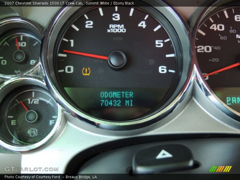 Summit White / Ebony Black 2007 Chevrolet Silverado 1500 LT Crew Cab