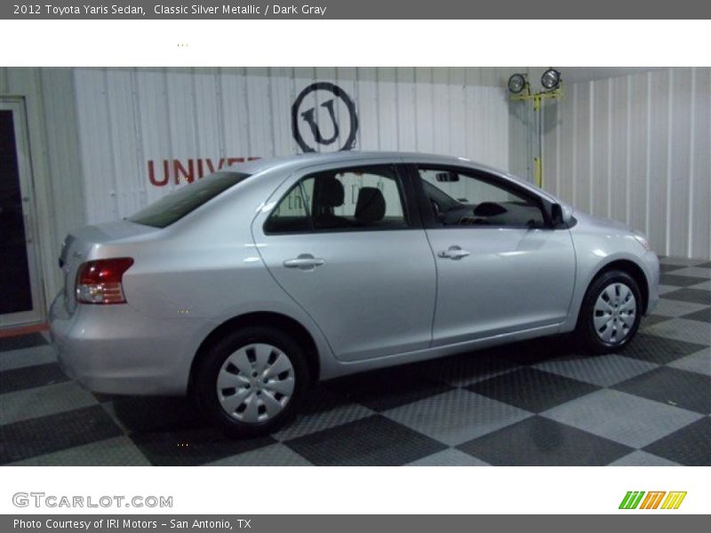 Classic Silver Metallic / Dark Gray 2012 Toyota Yaris Sedan