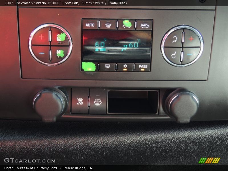 Summit White / Ebony Black 2007 Chevrolet Silverado 1500 LT Crew Cab