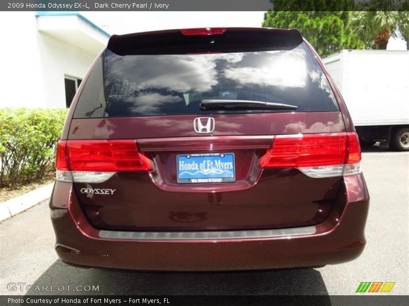 Dark Cherry Pearl / Ivory 2009 Honda Odyssey EX-L